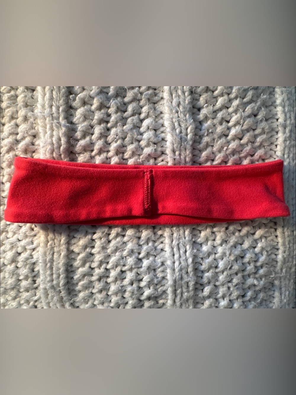 lululemon athletica Women’s bright red stretch workout headband - Picture 3 of 6